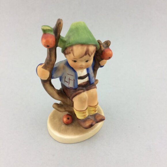Vintage Hummel Porcelain Figurine Apple Tree Boy TMK5 West Germany - Picture 7 of 10